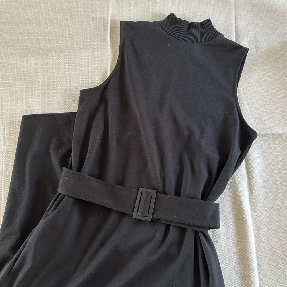 Target brand Prologue belted mock neck maxi/midi dress